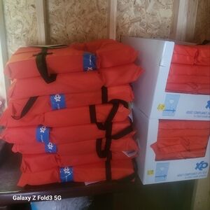 16 Brand new Adult size life vest. All New with tags never used